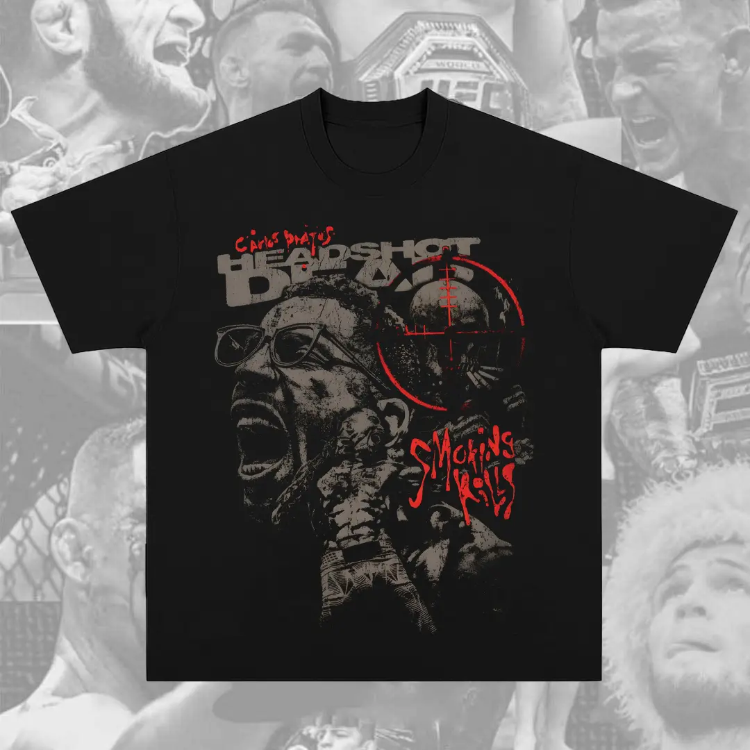 Carlos Prates T-Shirt UFC Carlos Prates Graphic Tee Combat Sports Fan Shirt MMA Fight Night Shirt Gift for Men Women American Made Fightwear