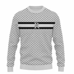 Rose Paulino Official Mens Polar White Sweater Cotton Crewneck Menswear Sweatshirt