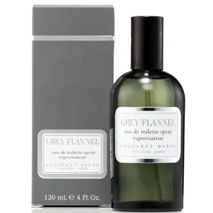 Geoffrey Beene Men's Grey Flannel Eau de Toilette (EDT) - 4.0 fl oz Men's Cologne, Citrus Woody Fragrance, Oak Moss Base, Romantic Wear, New in Box