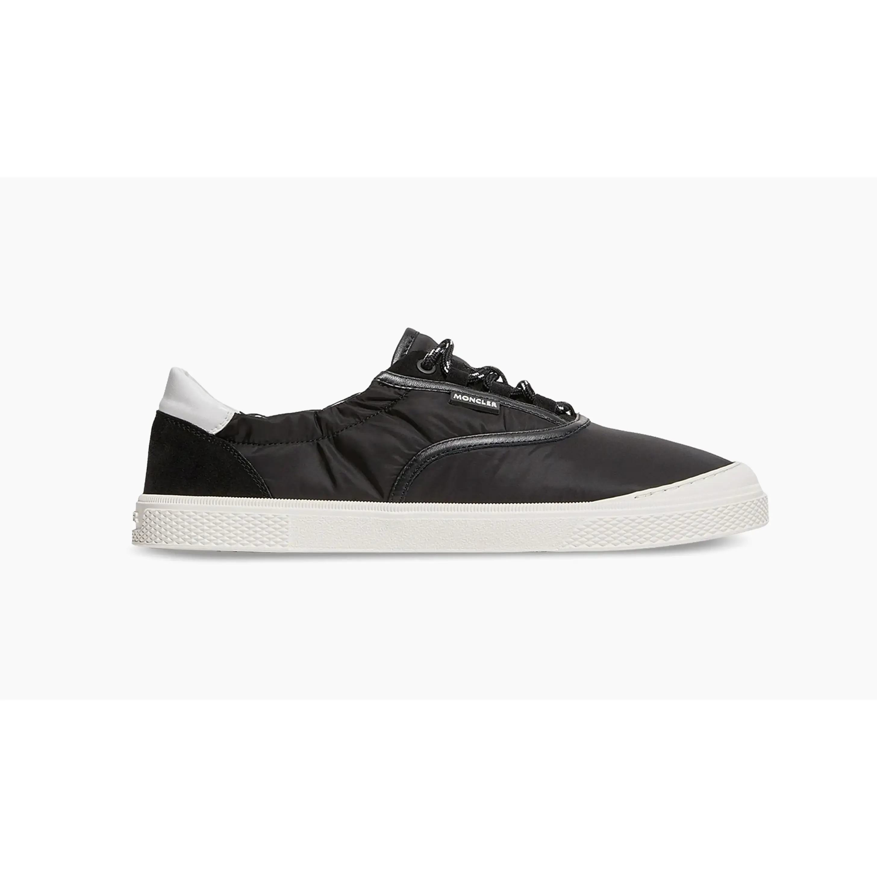 Moncler Vera Leisure Suede Low Top Black Sneakers (MSRP: $595.00)