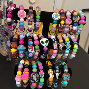 Keychain non stretching rings