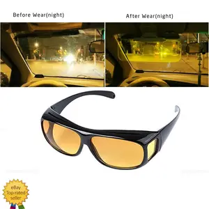Night Driving Lenses Glasses Anti-Glare Vision Driver Safety Sunglasses Goggles As seen on tv