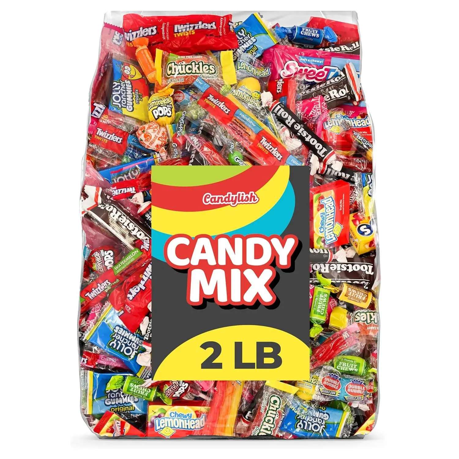 Candy Mix Variety – 2 LB Bulk Assorted Candy Individually Wrapped – Big Bag Candy for Piñata Stuffers, Goodie Bags, Birthday Parties, Kids’ Treats  Party Favors