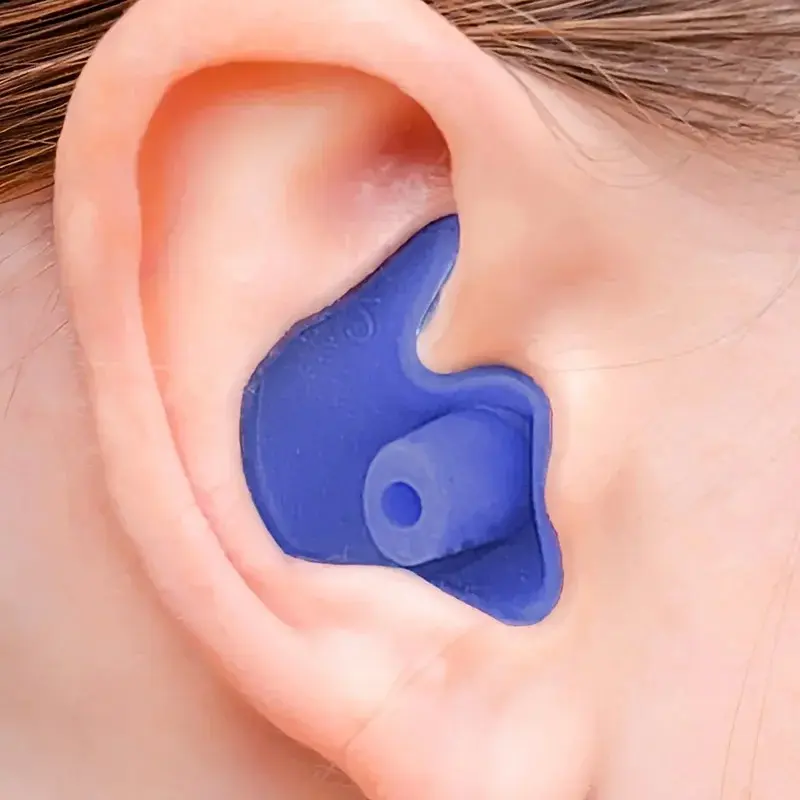 5 Pairs of Silicone Earplugs, Suitable for Swimming, Bathing and Water Sports, Reusable and Comfortable, 1 Pair in Each Color, Swimming Accessories