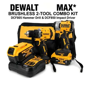 DEWALT DCF805 & DCF850 Brushless Combo Kit, for Drilling & Driving