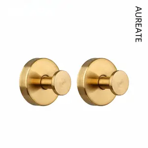 2 Heavy Duty Stainless Steel Suction Hooks - No Drill, Damage-Free Vacuum Cup Hooks for Kitchen, Bathroom, Wall Organizer Set Matte