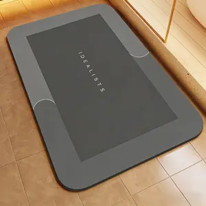 Thin Non-Slip Super Absorbent Mat, Quick Dry Soft Bath Rug, Versatile Floor Mat for Bathroom, Kitchen, Bedroom & Living Room