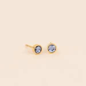 September Birthstone Stud Earrings