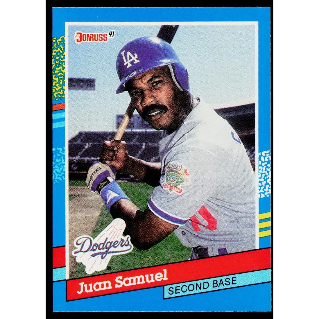 Juan Samuel 1991 Donruss #62 Los Angeles Dodgers