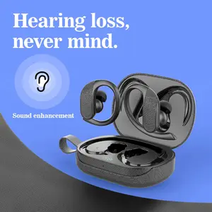 Set of Hearing Aids with Charging Box, Skin-Friendly Material, Easy and Quick Use, Clear Sound Suitable for Daily Use