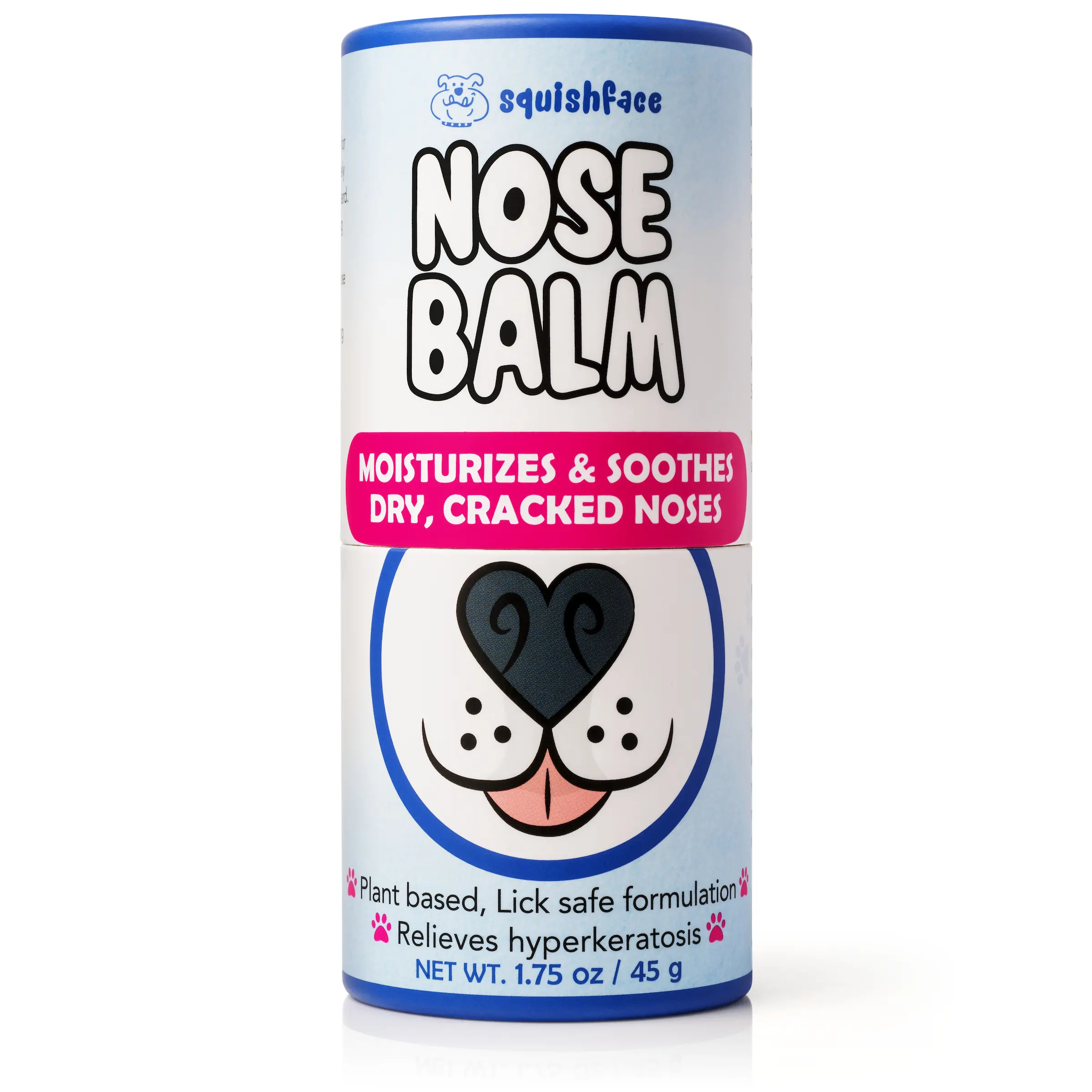 Squishface Nose Balm for Dogs | Dry & Cracked Dog Nose Relief | Dog Nose & Paw Pad Moisturizer