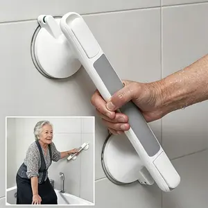 1pc of Safety Handrails Designed for Seniors, Requiring No Drilling, Featuring Non-Slip Suction for with No Battery Or Electricity Needed, for Balance Aid. Ideal for Tiles, Glass, And Hard Plastic Surfaces, Perfect for Use in Bathrooms, Restrooms, Living