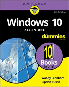 USED-Windows 10 All-In-One for Dummies by Leonhard, Woody (Paperback)