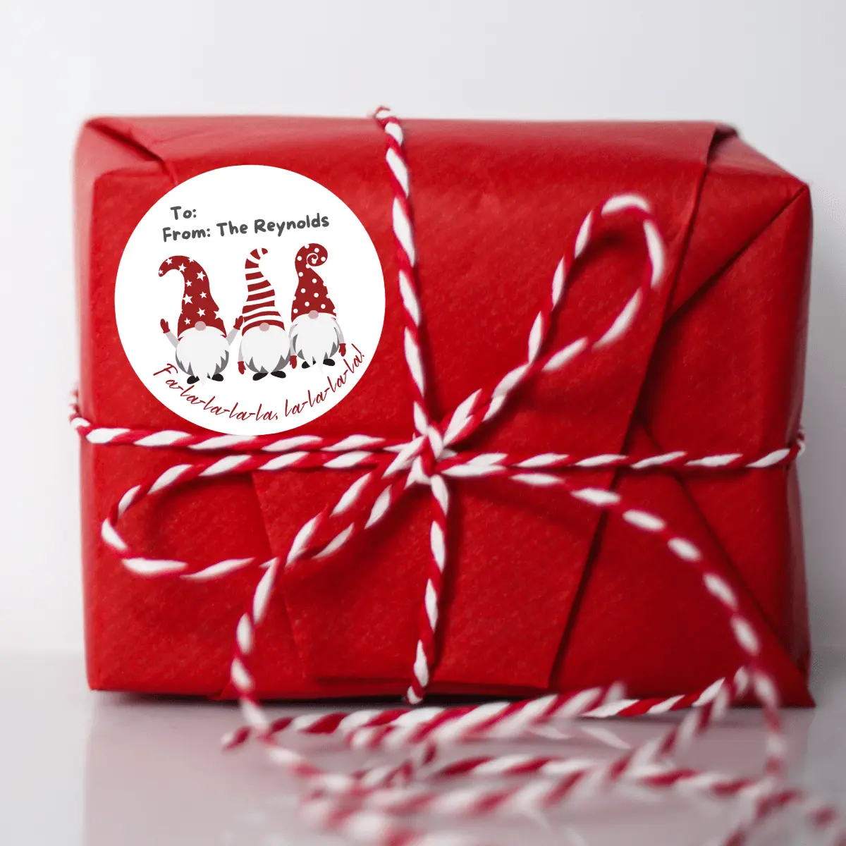 Personalized Stickers To & From Holiday Christmas Gift Labels