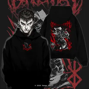 Guts Berserk Armor Graphic Unisex Casual Tee Acid Washed, Dark Anime Streetwear Shirt, Berserk Manga Merch, Vintage Washed Anime T-Shirt, Oversized Otaku Fashion Apparel, Viral Anime Shirt for Men & Women Fans