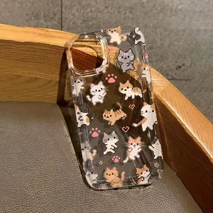 Mosaic Kitten Cute Creative Phone Case/for iPhone 17 Air/16 Plus/15 Pro Max/14 Pro/13/12/11 Full Protection Shockproof Phone Case/Suitable as a Gift for Family or Friends/Protective Accessories/QNK53