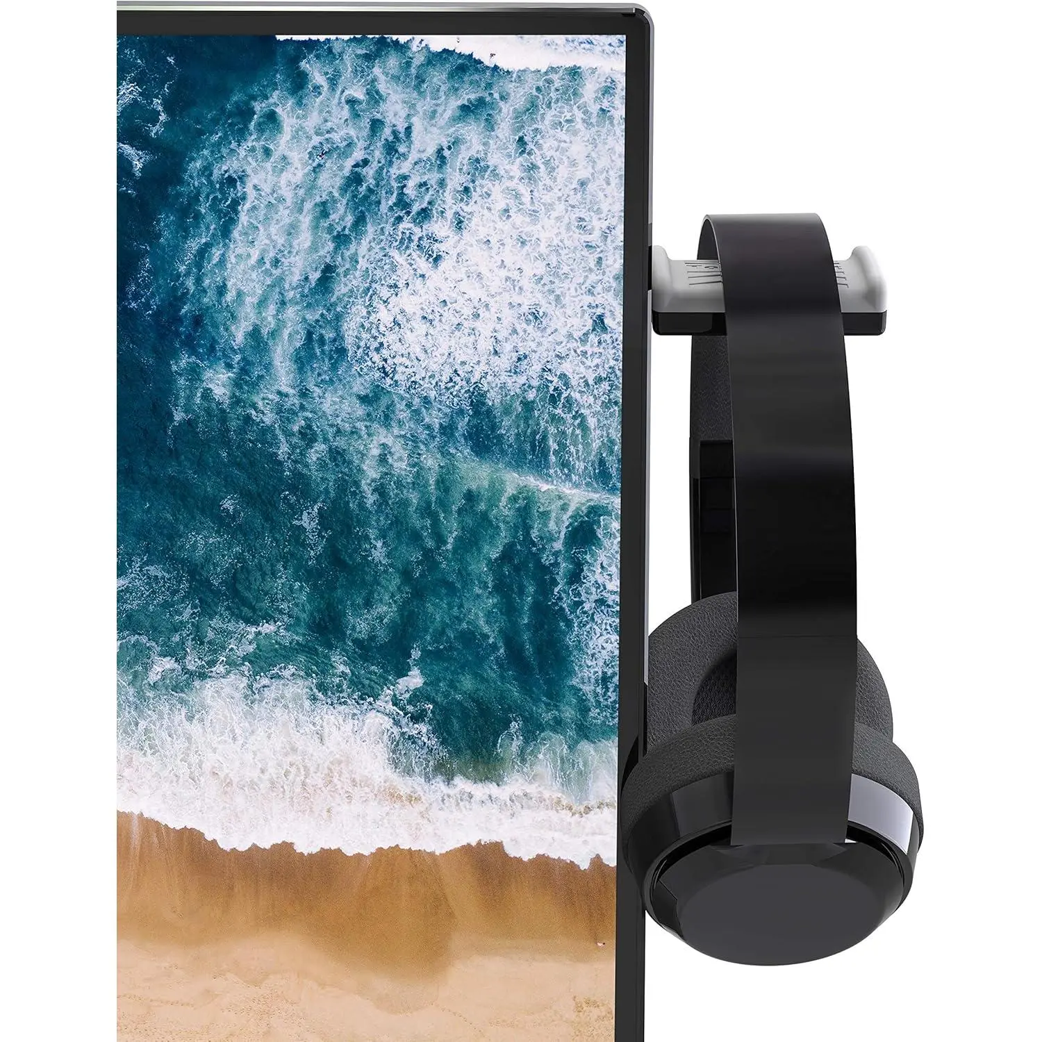 Premium-Grade Unisex Over-Ear Headphone Holder Stand - Adjustable Table Mount Audio Accessory, Desk Space Saver, Headphone Protector for Work Use, Accessories