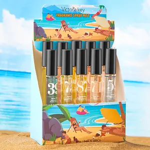 Victoria Key 10-Piece Summer Brazilian Romantic Perfume Set Vanilla & Caramel Scented Ideal Gift for Women Fragrance Gift Set Christmas & Halloween