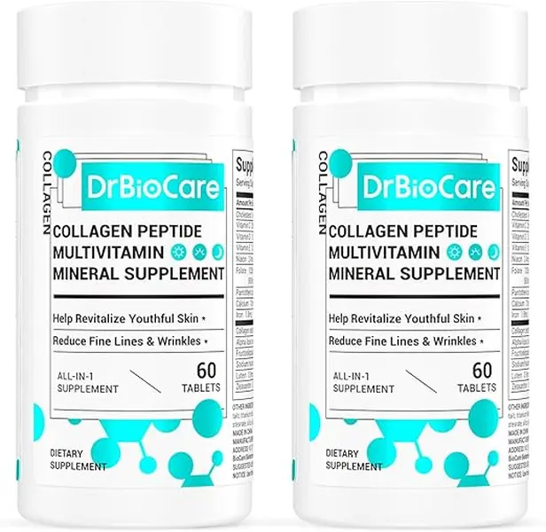 Collagen Peptides for Women, Beauty Vitamin & Mineral Supplement,Contains Vitamin D3, Probiotics for Women & Collagen Peptides,Vitamin E,Vitamin B Complex 120 Tablets Healthcare Dietary