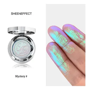 SheenEffect Duo Chrome Shimmer Eyeshadow ,MultichromeEyeshadow Highlighter, Radiant Cosmetic with ShiftingColor Gradients and a Brightening, Shimmery Finish, High-Pigmented, Metallic, Iridescent Color-Shifting, Easy-to-Blend, Long-Lasting Cosmetic,