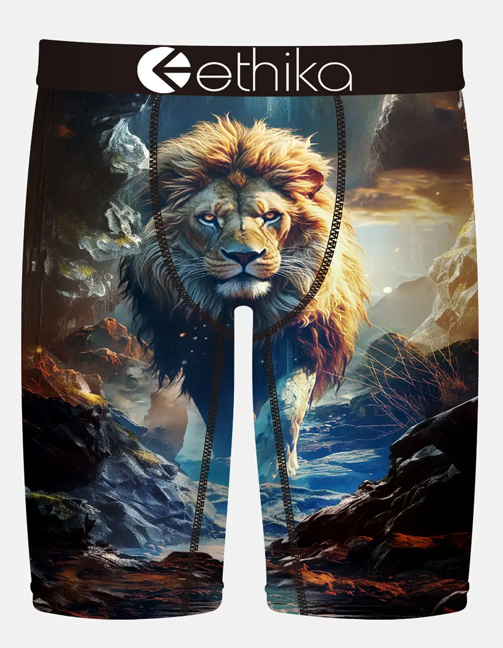 ETHIKA Lion Hearted Staple Mens Boxer Briefs