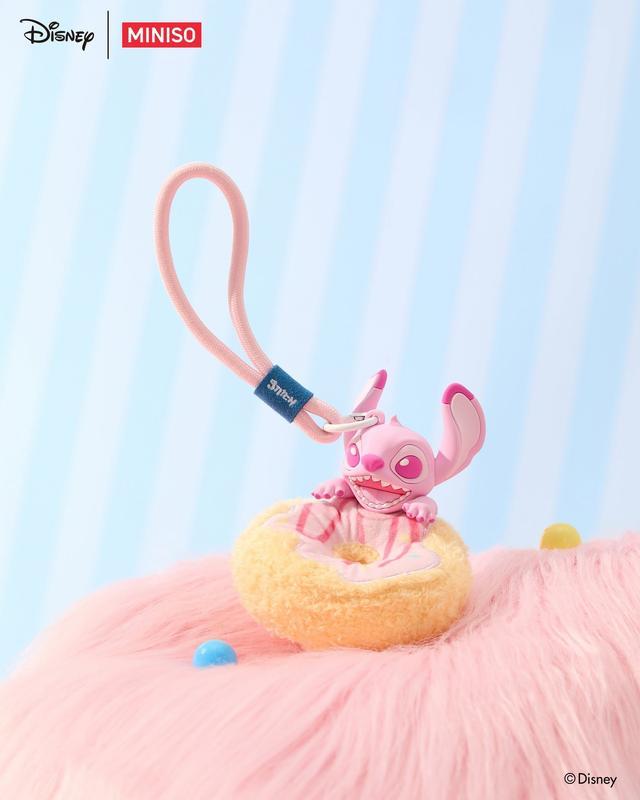 Disney Stitch Food Series Fragrance Blind Box Keychain – Cute Themed Vinyl Plush Toys,Scented Mystery Charm for Bags & Keys | Holiday,