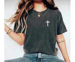 Cross Shirt, Jesus Shirt, Christian T-Shirt, Religious Gifts, Bible Verse Shirt, Motivational Christian Shirt, Jesus Tee