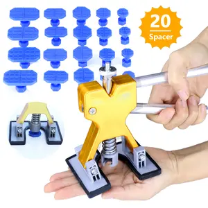Car Dent Repair Tool Kit 20PCS Multiple Sizes Paintless Dent Puller Kit for Car Body Repair No Glue Needed Fine Quality Material Long Lasting