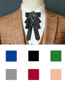Handmade Solid Color Sparkling Diamond Tie, Casual Elegant Tie, Party Essential for Business, Suits, and Daily Life, All Seasons Use