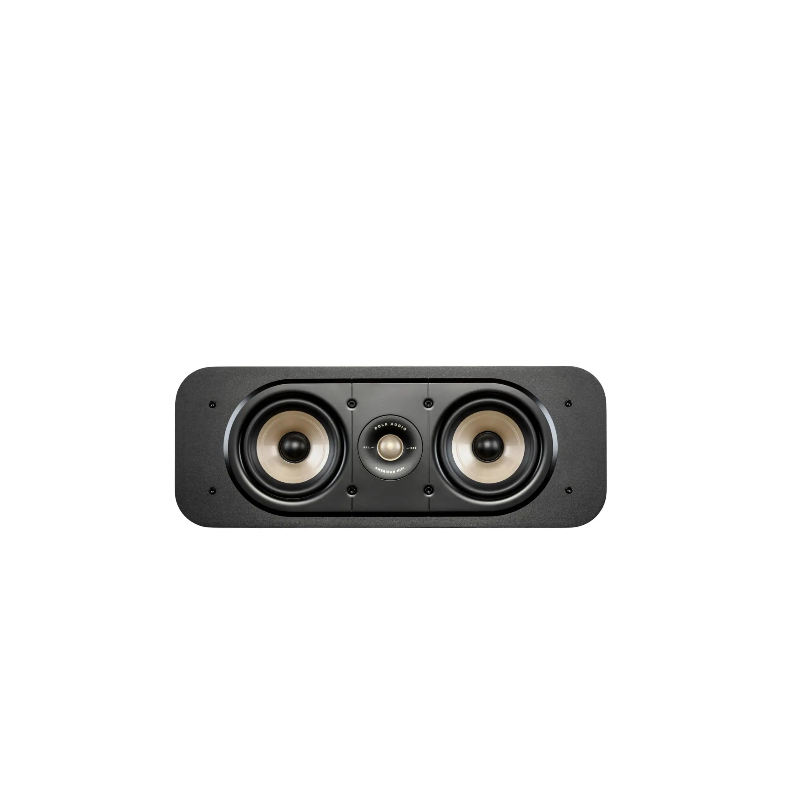 Polk Signature Elite ES30 Center Channel Speaker - Home Theater Audio Component, Hi-Res Audio Certified, Dolby Atmos & DTS:X Compatible, 1" Tweeter, 2x5.25" Woofers, Dual Power Port Bass, Black Finish