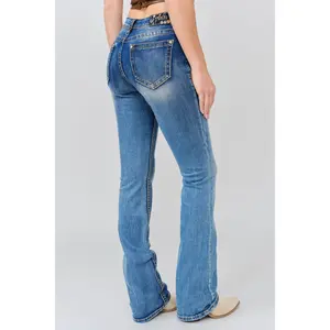 Basic Mid Rise Bootcut Jeans