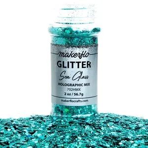 Makerflo Chunky Mix Glitter - Sea Glass