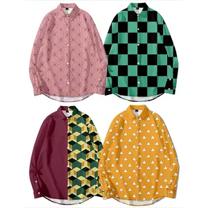 Demon Slayer Jacket, Giyu Tomioka & Tanjiro Cosplay Shirt Cape, Zenitsu, Nezuko Anime Costume for Men & Women - Official Style