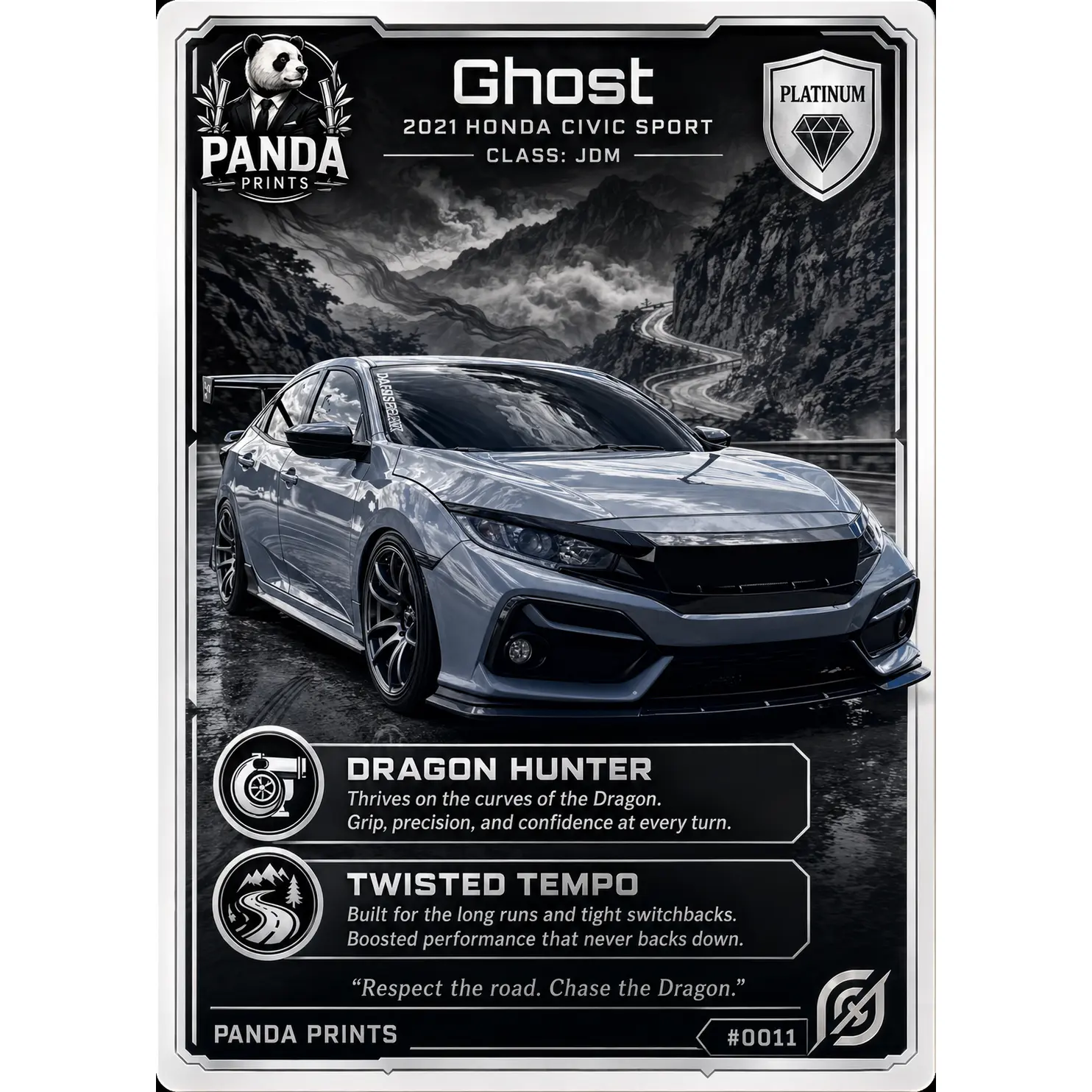 Custom Vehicle Signature Card