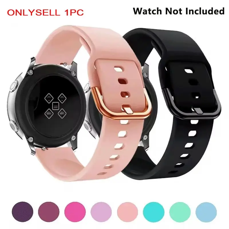 Sports Silicone Watch Band (Band Only), Replacement Watch Band for Women & Men, Wearable Accessories Smartwatch Accessories Smart Watch Accessories Compatible with Garmin Venu 3 Band Forerunner 265 255 Music Vivoactive 4 Watch Straps
