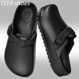 TEER Women's Shoes - Women's Mules - Clogs-shower shoes Women's Mules Clogs-Shower Shoes - Comfortable & Durable - Ideal for Everyday Wear - Black Color