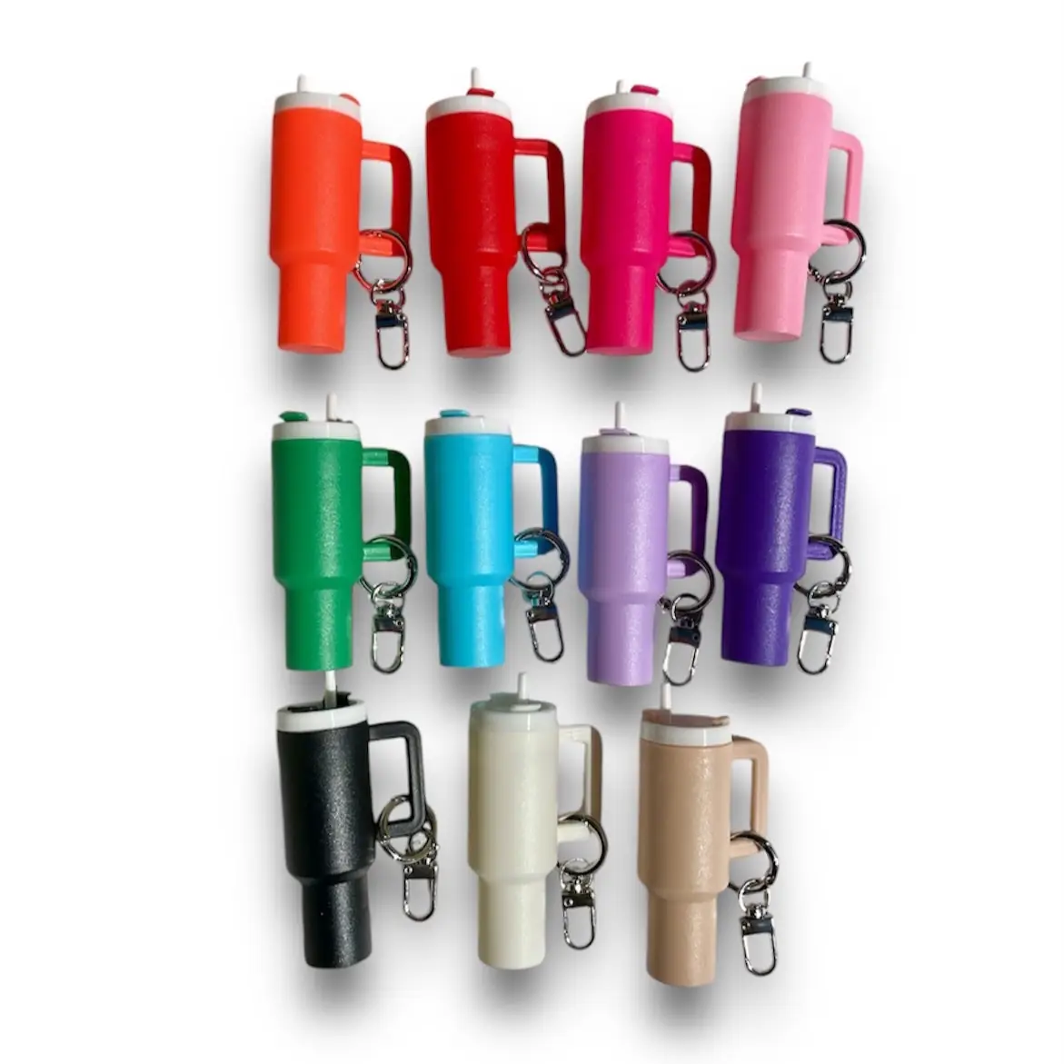 Tumbler Keychain and Chapstick Holder for Convenient Storage - Perfect for Travel and Everyday Use - Water Bottles, Mug
