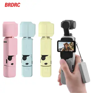BRDRC Pocket 3 Silicone Cover Protective Case Lens Protector Scratch-Resistant Sleeve Grip Cover for DJI Pocket 3 Accesssorise