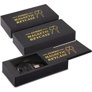 Hide A Key Magnetic Key Holder Under Car-Hide A Key For Car So You Never Lock Out-Plastic Magnet Key Hider To Store A Spare Key For Home,Storage,Office,Or Vehicle-3 Pack