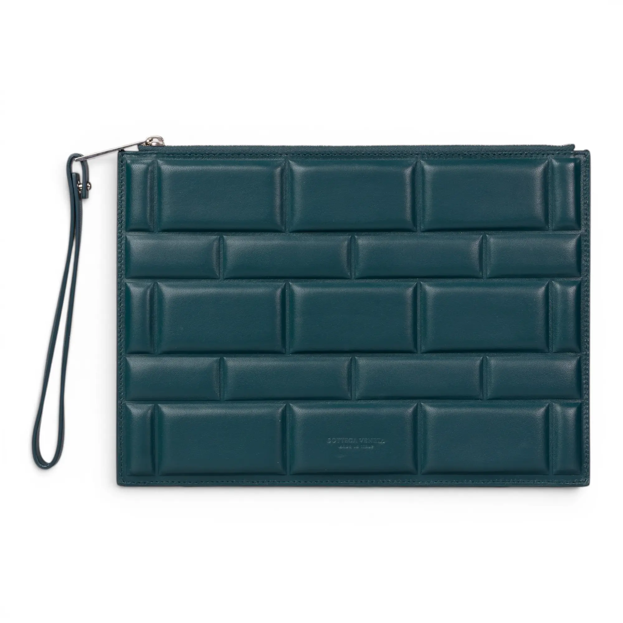 Pre-owned BOTTEGA VENETA Leather Mini Bags Wristl Green B26042335