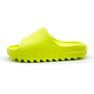 Adidas Yeezy Slide Glow Green (2022) HQ6447 Men's Authentic Shoes Footwear Sneaker Trainer Comfortable Walking Fashion Trending Gift