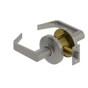 212 MAIN Hager Withnell Lever Passage Cylindrical Lock, No. 000256, Satin Chrome Finish