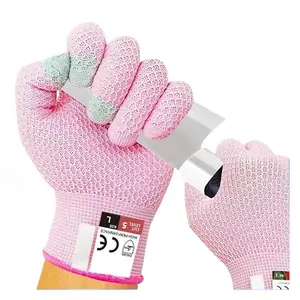 Cut-Resistant Gloves -- Food-Grade Level 5 Cut-Resistant Touchscreen Gloves Outdoor Fishing, Kitchen, Gardening, Woodworking Safety Gloves