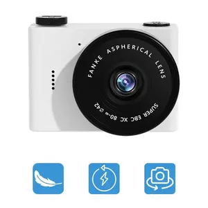 Pocket Mini Camera, USB Rechargeable Digital Camera, Wide Angle Lens Camera, Photography Point Camera, Christmas Toys, New Year Gifts Camera