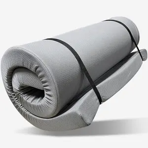 Memory Foam Camping Mattress - 75"x30"x4" Perfect for Outdoor Activities, RVs, Guest Rooms, and Dorms; Foldable, Portable, with Water-Resistant Zipper Cover, CertiPUR-US Certified On-Site