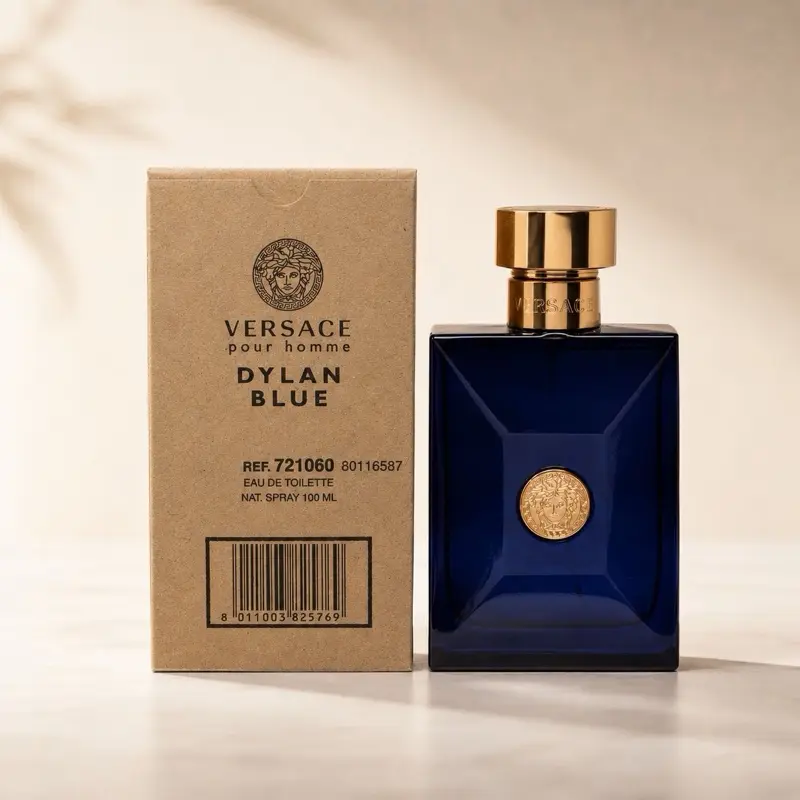 Versace Pour Homme Dylan Blue for Men 3.4 oz Eau de Toilette Spray Tester For Men