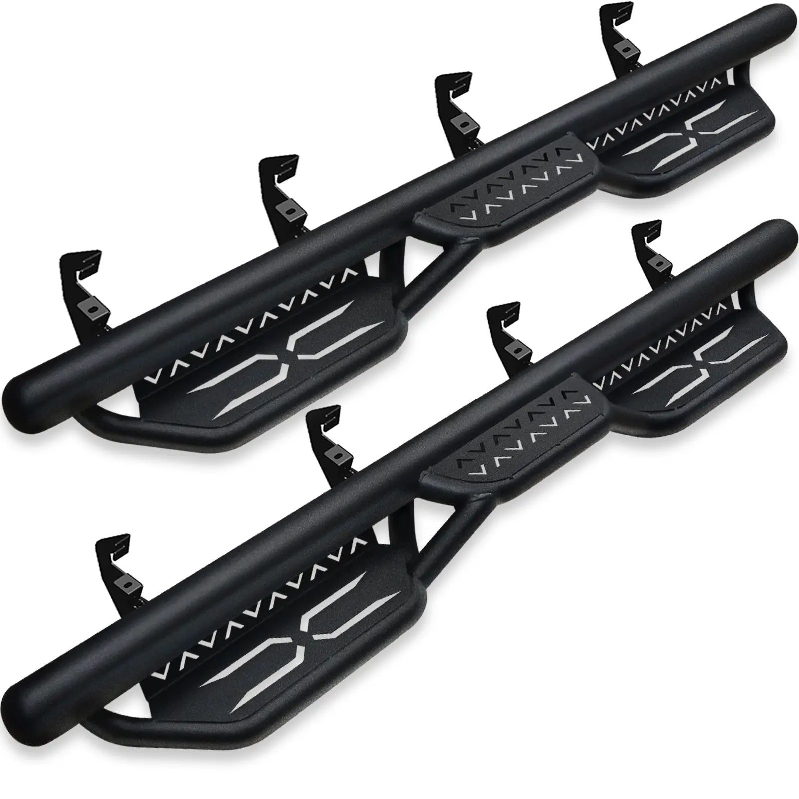 【EYOUHZ】Crew Cab Running Boards Side Steps Compatible with 2019-2026 Chevy Silverado & GMC Sierra 1500, 2020-2026 Chevrolet Silverado/GMC Sierra 2500 HD 3500 HD Crew Cab (Excl 2019 1500 LD/Limited), Vehicle Accessories, Truck Accessories, Carbon Steel
