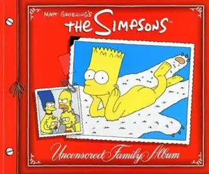 USED Book - The Simpsons Uncensored Family Album by Matt Groening (Paperback) - english
