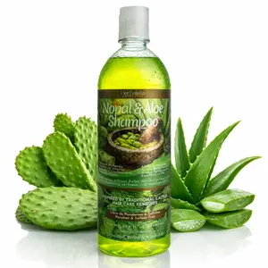 Nopal & Aloe Shampoo 33.9 Fl Oz (1L) – Inspired by Traditional Mexican Botanicals, Hydrating & Softening Hair Formula, Paraben & Sulfate Free