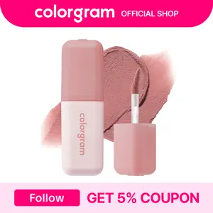 Colorgram Nude Blur Tint | Soft Velvet Matte Lip & Cheek Stain with Airbrushed Finish & Vegan Cruelty Makeup | Korean Makeup, Kbeauty